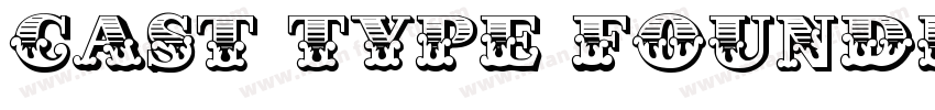 Cast Type foundry字体转换